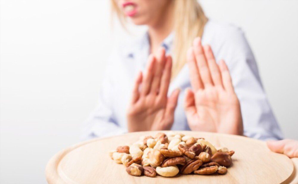 Nut Allergies, Raw almond allergies.