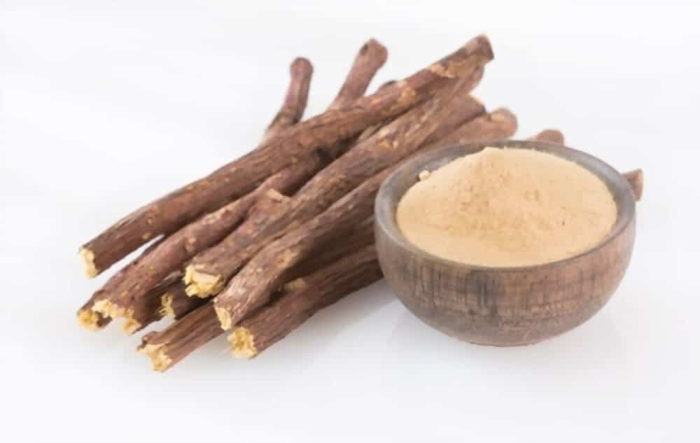 Licorice powder and roots for a home remedy for cold sore.
